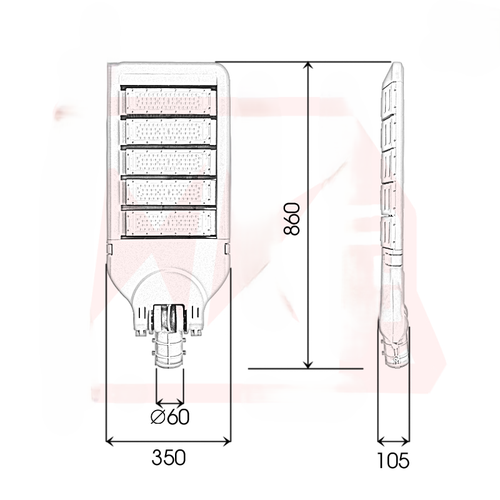 Den duong Led Streetlight Citilight Philips Inside CTL311 250W 3.png