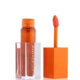 Embalagem aberta transparente tampa laranja aberta gloss liquido rosa bergamota mari maria