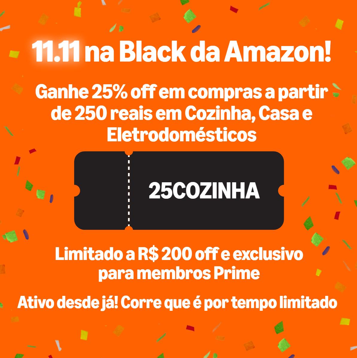 25% OFF em compras a partir de R0, limitado a R0