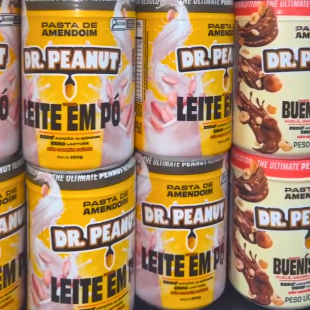 DR. PEANUT PASTA DE AMENDOIM LEITE EM PÓ 800G COM WHEY PROTEIN
