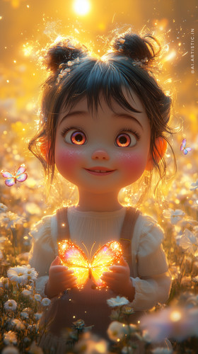surajarts a cute little baby girl in 3d animation style smiling 154a0738 e171 4cca 95f4 9677ceaeef09.jpg