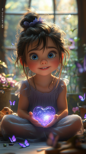 surajarts Cute little baby girl in 3d animation style smiling h 7c424162 d3e6 419c ad8f d27352440467.jpg