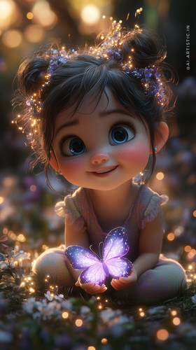 surajarts a cute little baby girl in 3d animation style smiling 12835191 b4e2 4acd a726 177b1241fd6a.jpg