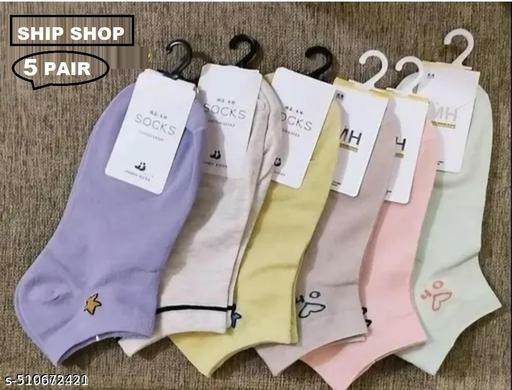 Golurk Girl's Cute Bunny Soft Cotton Ankle Socks