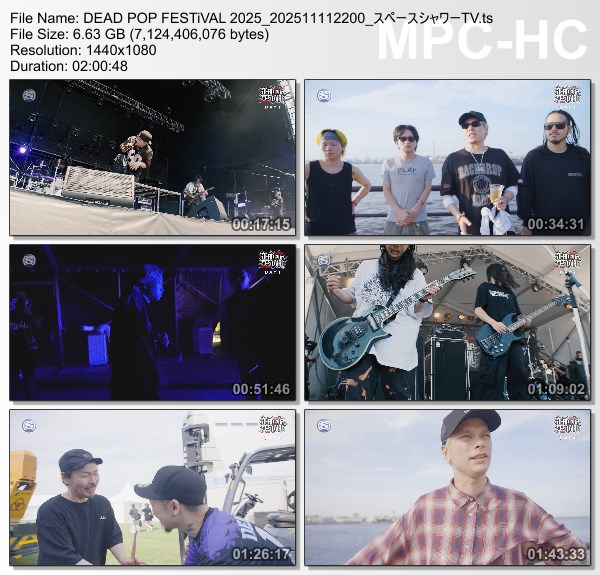 [TV-Variety] DEAD POP FESTiVAL 2025 (SSTV 2025.11.11)