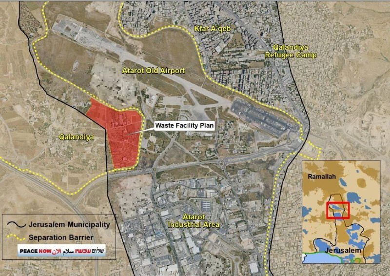 الاحتلال يصدر أوامر إخلاء منازل وأراضٍ زراعية فلسطينية في بلدة قلنديا شمال القدس المحتلة خلال 20 يوماً، بذريعة إقامة منشأة لمعالجة النفايات واستعادة ا...