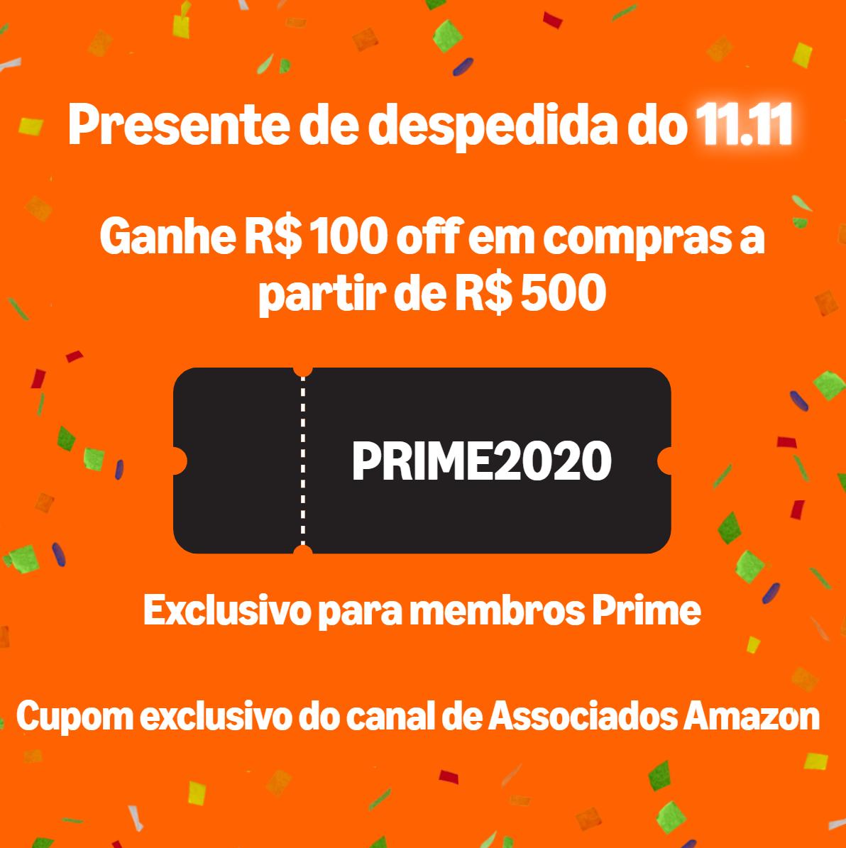Cupom R0 OFF acima de R0 na Amazon