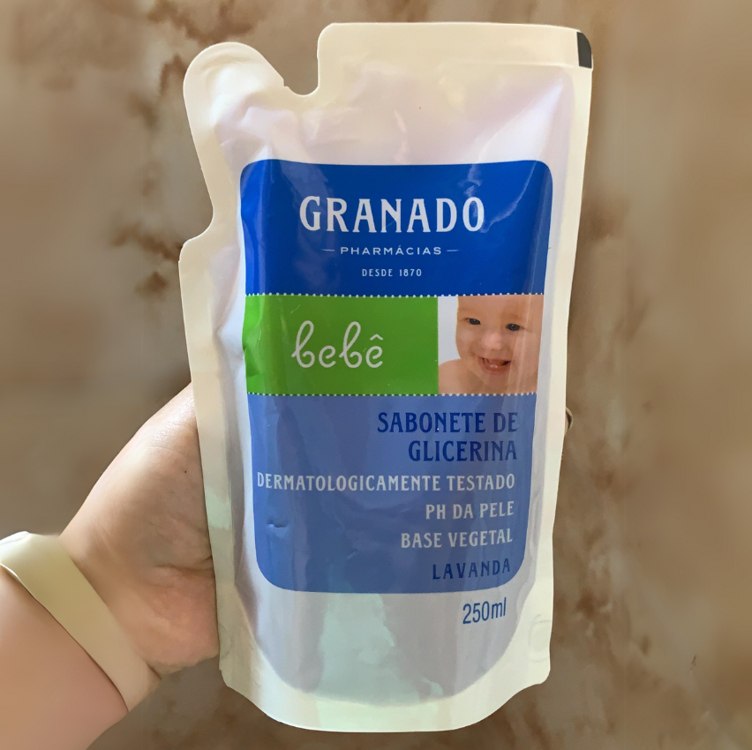 Refil Sabonete Glicerina Bebê Lavanda, Granado, Lilás, 250Ml