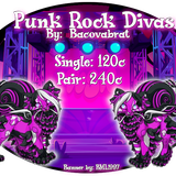 PUNK ROCK DIVAS snail cat