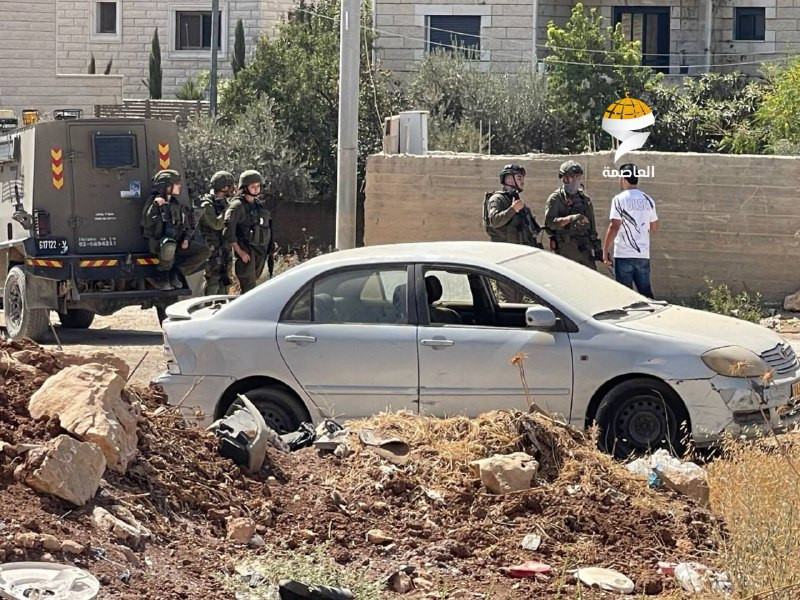 من اقتحام الاحتلال لبلدة عناتا شمال شرق القدس المحتلة حيث تنفذ عمليات هدم....