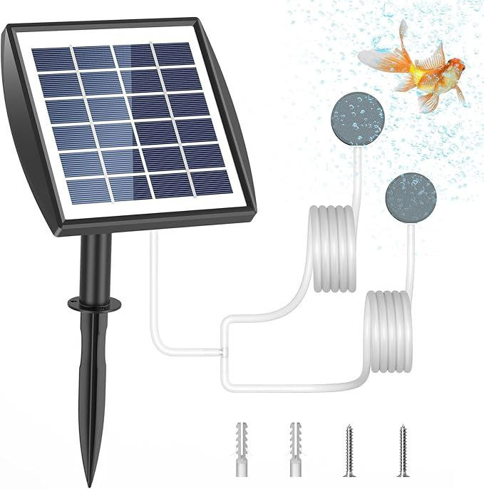 #VerdientProvisionen<br>SOLAR SAUERSTOFFPUMPE FüR GARTENTEICH 2W