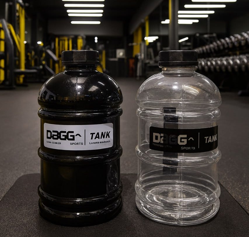 9 Kit 2 Garrafas Galão De Água Dagg Tank 2l Academia Treino