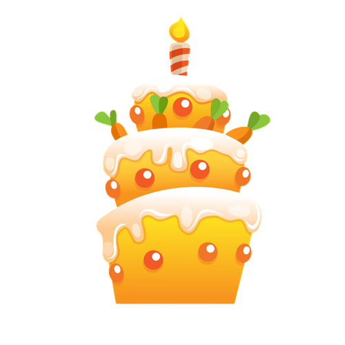 birthday cake with carrots 23 2147504960 Photoroom.png