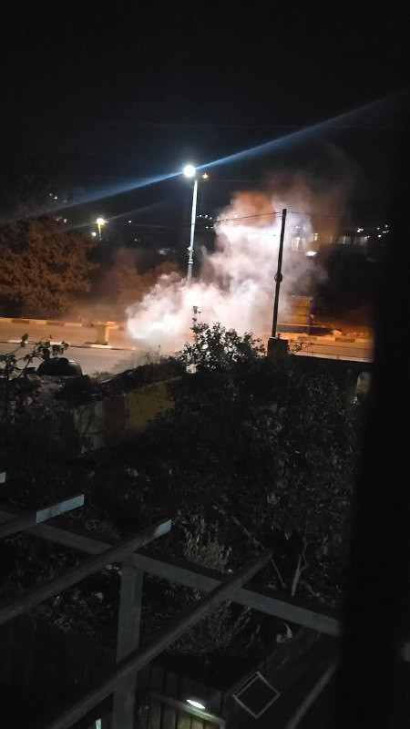 اندلاع مواجهات بين الشبان وقوات الاحتلال في بلدة بيت فوريك شرق نابلس....