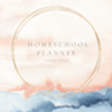 FTL Homeschool Planner 2025 2026 Gold Ring