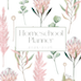 FTL Homeschool Planner 2025 2026 Muted Tones Floral