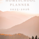 FTL Homeschool Planner 2025 2026 Blush Mountain