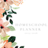 FTL Homeschool Planner 2025 2026 Peach Watercolor Floral