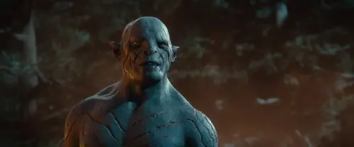 Azog enjoys taunting Thorin.webp