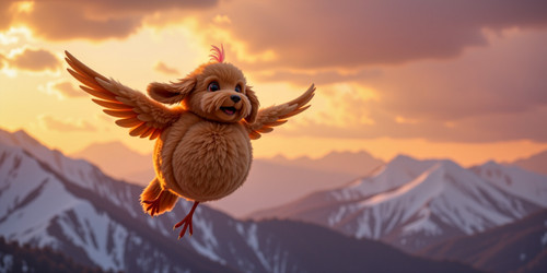 A super cute whimsical hyper detailed photorealistic portrait of Big Belly Bob BBB the plush labrado.jpg