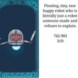 762-901 Card w/ Text