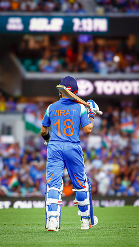 Sydney: India's Virat Kohli walks onto the ground during the third ODI cricket match between India a.jpg