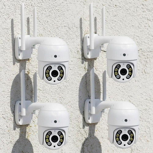 Kit 4 Câmeras De Segurança À Prova D'água Zoom 4x Icsee A8.jpg