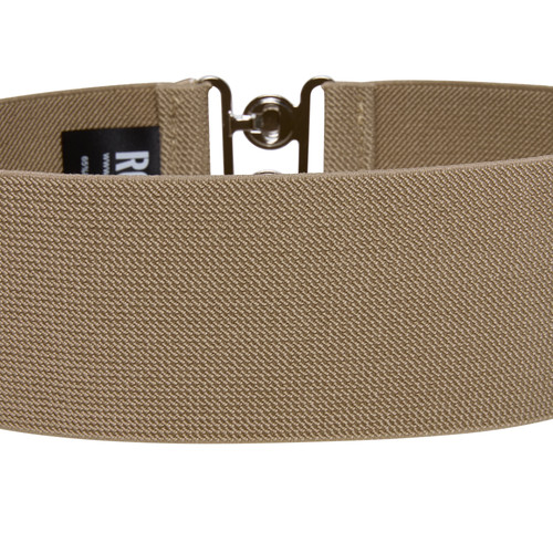 Ro Rox Nurse Belt Elasticated Stretch Belt Light Beige Silver 4.jpg