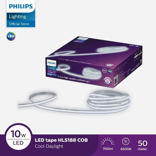 den led day trang tri philips hls188 cob 50m 10w m 865 700lm gm 220 240v anh sang trang 6500k 50 met.jpg