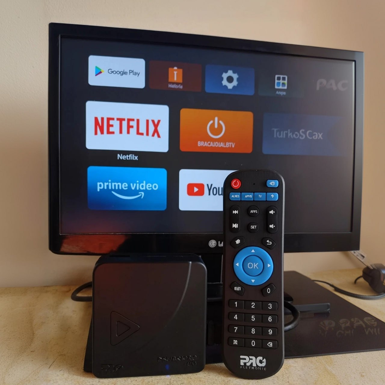 Smart Box Proeletronic Smartpro Prosb-3000/16 Gb 4K HD