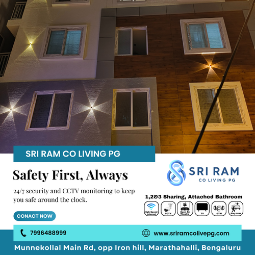 Your peace of mind matters most at Sri Ram PG Colive..png