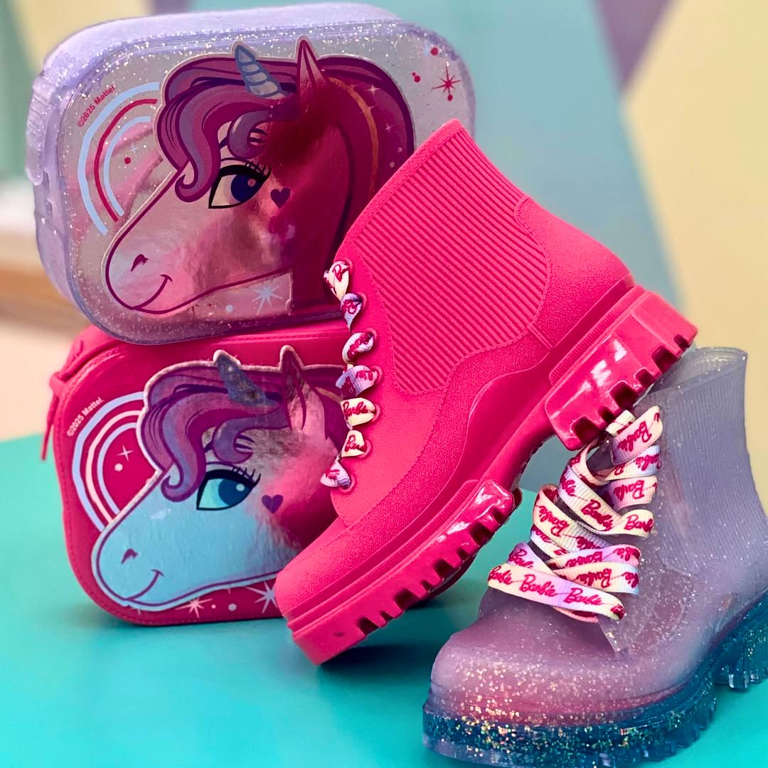 Bota Grendene Kids Barbie Powerful Infantil