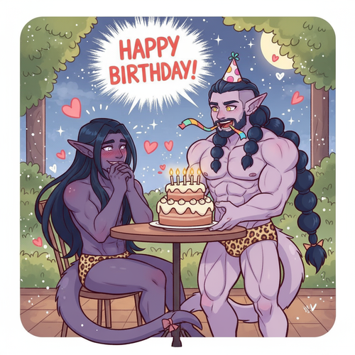 Output a hilarious and romantic cartoonish anime style image of Einariel a male night elf hunter wit.png