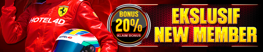 HOTEL4D BONUS EKSKLUSIF NEW MEMBER 20%
