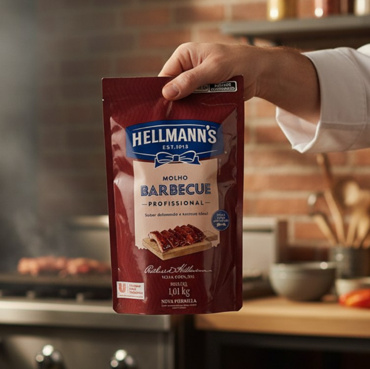 Hellmann’s Sachê Molho Barbecue Defumado 1,01kg