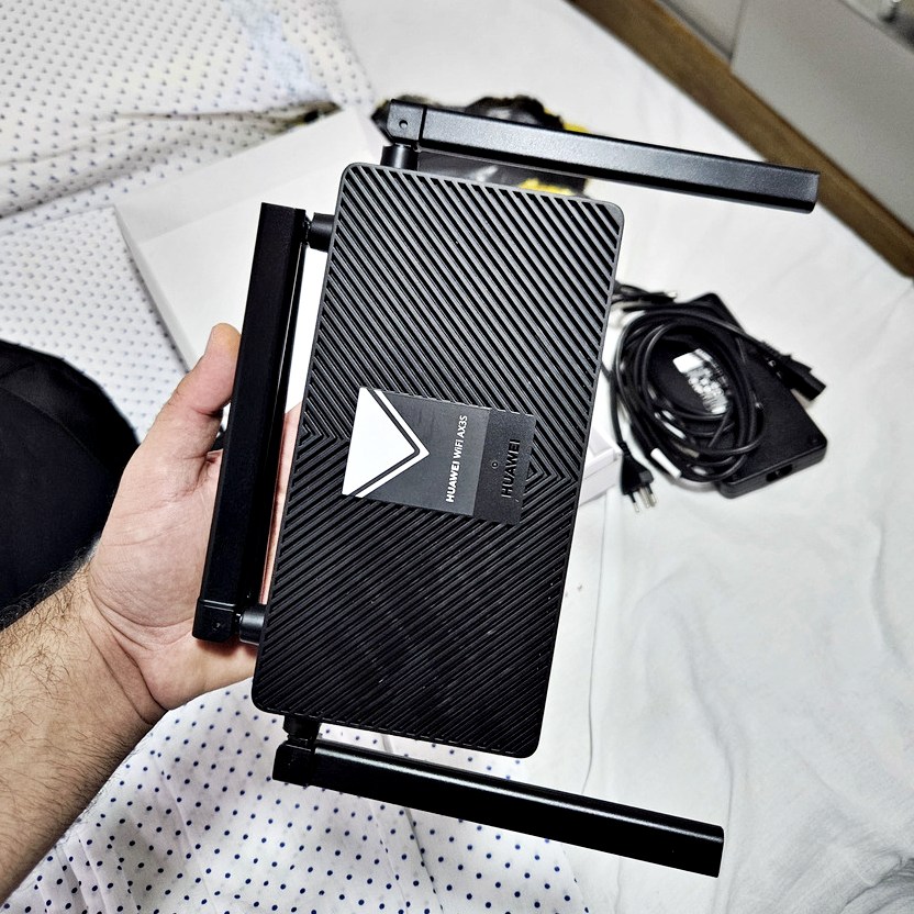 Roteador HUAWEI WiFi AX3S Wi-Fi 6 Plus 3000MPS visualização de diagnósticos WI-Fi Controle dos Pais Preto