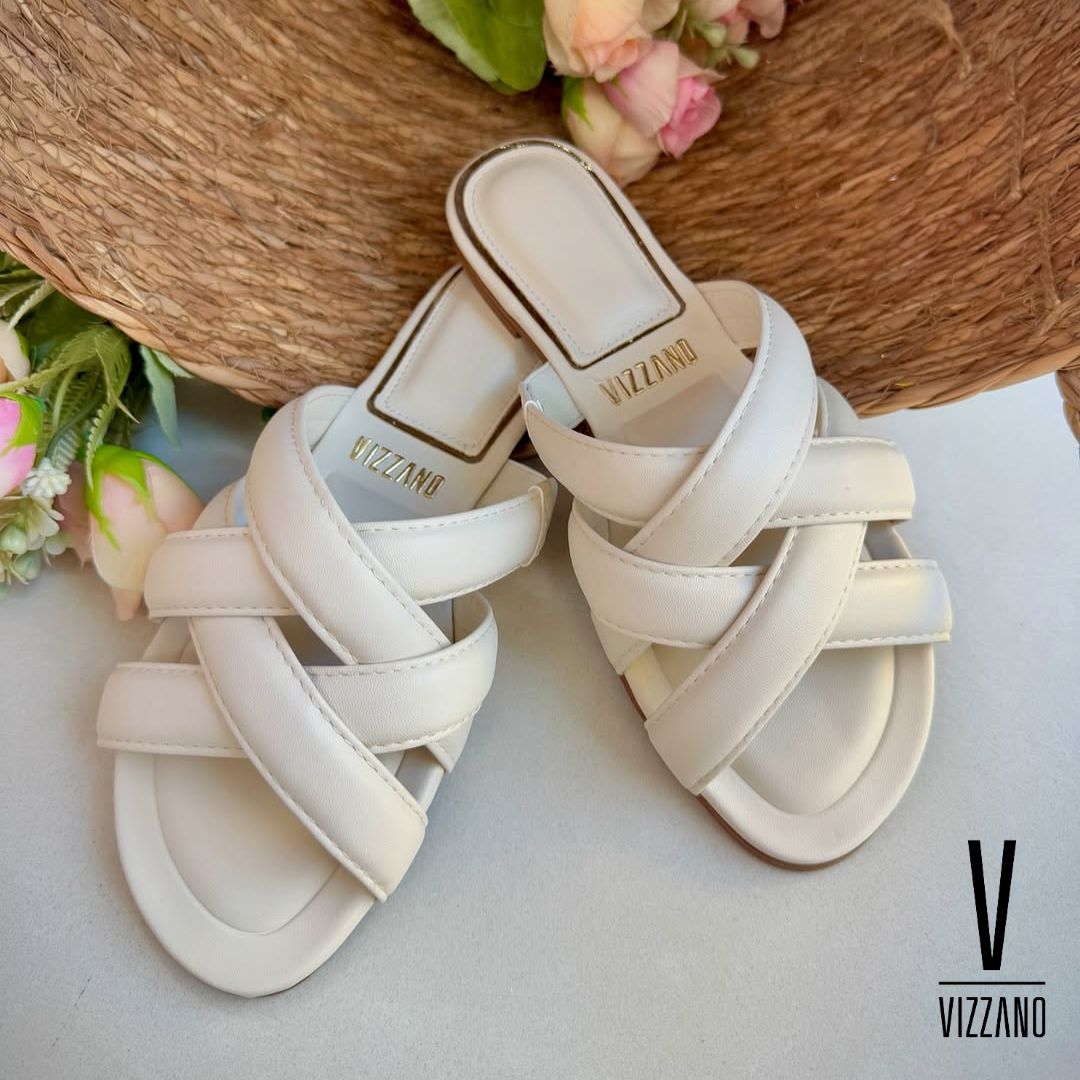 Sandália Vizzano Feminina Tiras Trançadas