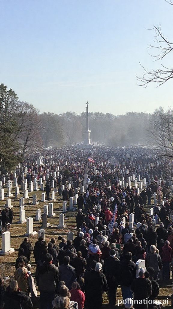 Crowds begin to surge in cemeteries
