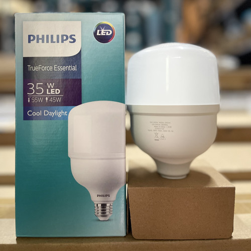 bong den ledbulb led tru philips tforce essential led hb mv 3 5klm 35w 865 e27 6500k t100 3500lm 01