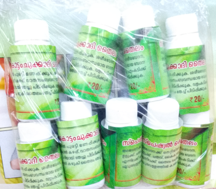 Kottamchukkadi Thailam Bottle