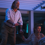 Troy Kotsur as Adam" and Gia Hunter as Erin in Primate from Paramount Pictures.