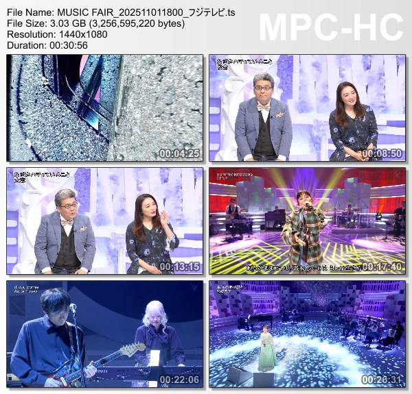 [TV-Variety] MUSIC FAIR – 2025.11.01