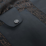 H391CPB GRIS cocodrilo porosus suave navy chamarra 05