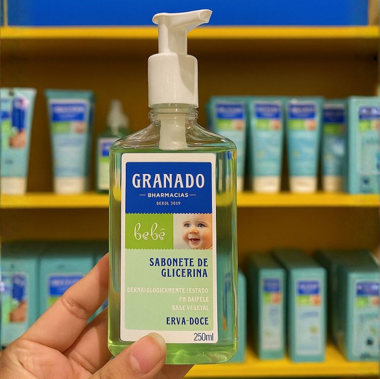 Granado Sabonete Líquido Bebê Glicerinado, Erva Doce, 250ml