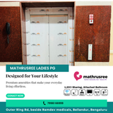 From Wi-Fi to hot water we have got everything you need at Mathru Shree PG for Ladies