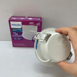 den downlight am tran led philips meson io 59445 d90 7w 6500k wh recessed 490lm 06