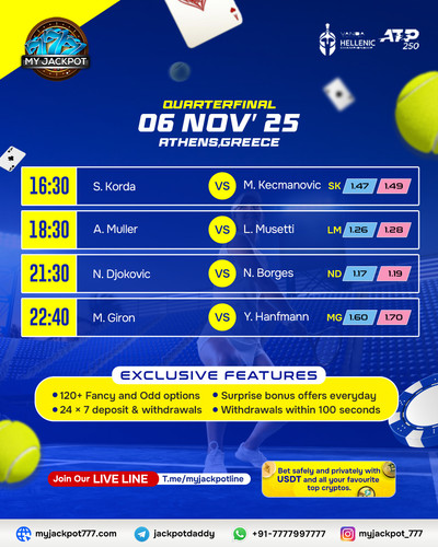 ATP Athens Quarterfinals | Nov 6 Match Schedule.jpg