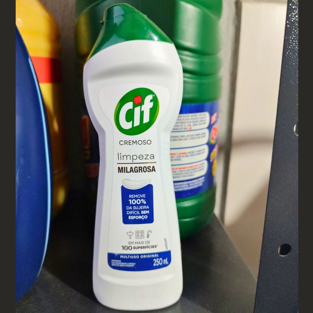 Cif Cremoso Limpeza Milagrosa Produto De Limpeza De Casa Milagroso Original Remove 100% Da Sujeira Difícil Sem Esforço 250 Ml
