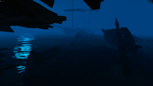 Sea of Thieves flamebeard's The Cursed Dutchman in stormy weather by shipwrecks