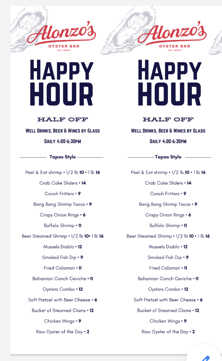 Everyone post your favorite happy hour deal! r/KeyWest